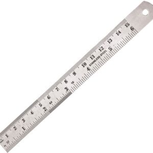 Empire 2730 6 Pocket Ruler-Stainless Steel