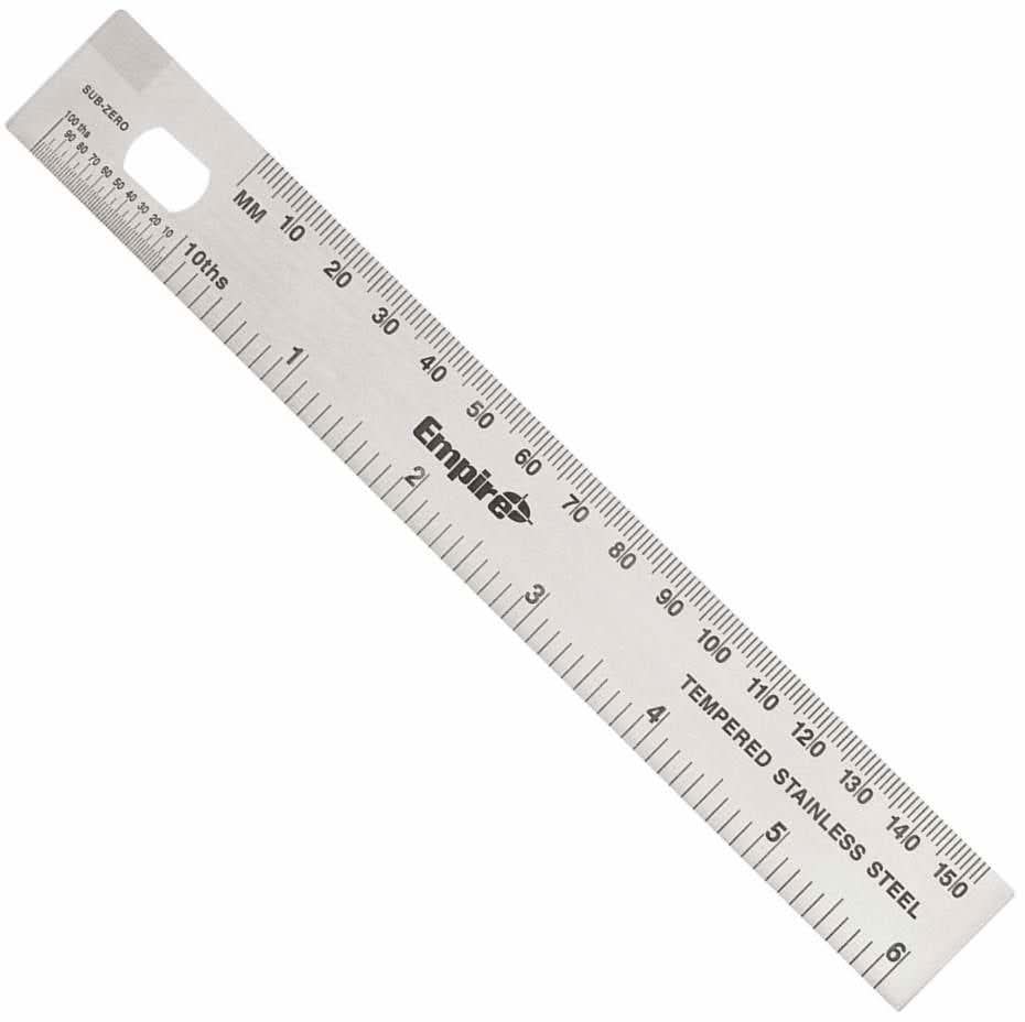 Empire 27303 6-in Stiff Rule