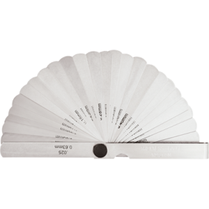 Empire 27512 26 Leaf Metric Feeler Gauge, .038mm to .098mm
