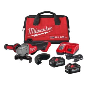 Milwaukee 2880-22 M18 FUEL 4-1/2" / 5" Grinder No-Lock Paddle Switch 6.0Ah Kit