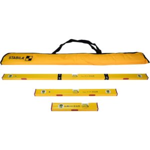 Stabila 29940 PRO SET 80 ASM 3-Piece Magnetic Spirit Level Set