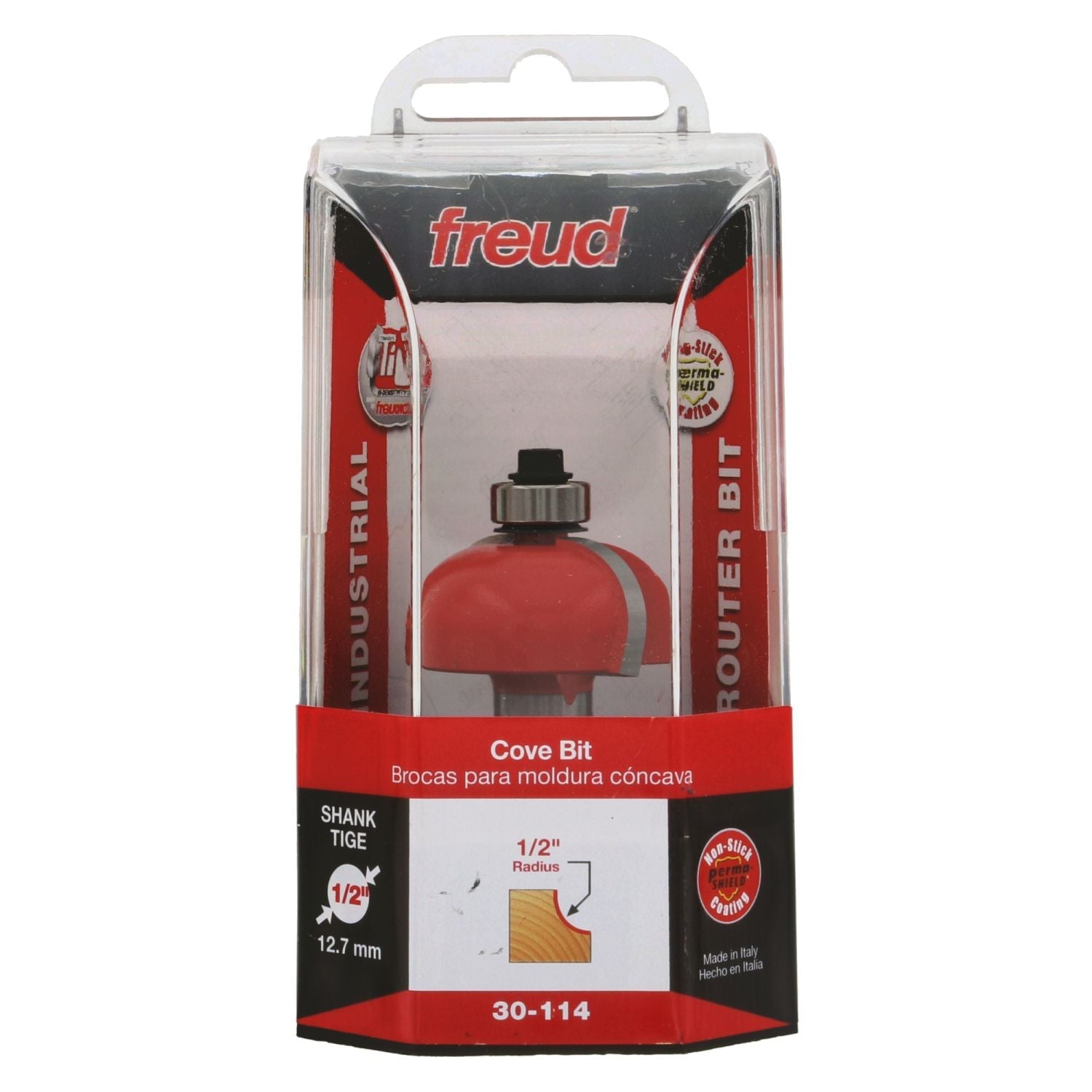 Freud 30-114 1/2-Inch Radius Cove Router Bit