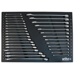 Wiha 30492 31-Piece SAE/Metric Combination Wrench Set