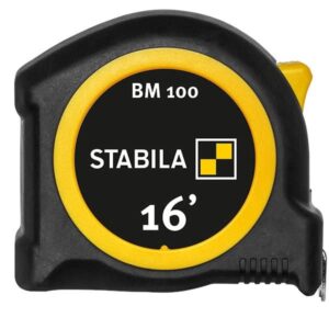 Stabila 30716 BM 100 Imperial Scale 16 ft. Tape Measure