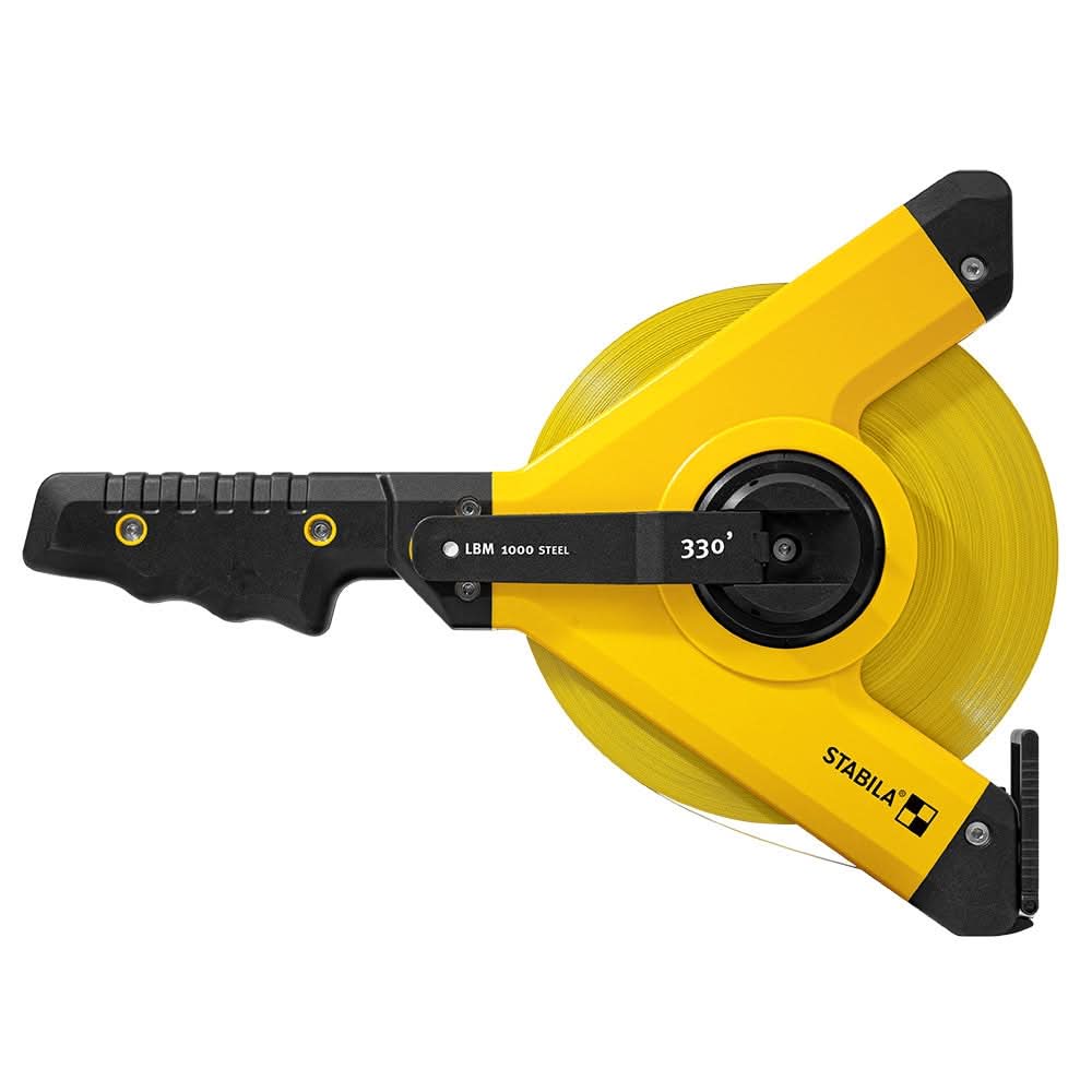 Stabila 30935 LBM 1000 STEEL Imperial Scale 330 ft. Open Reel Tape