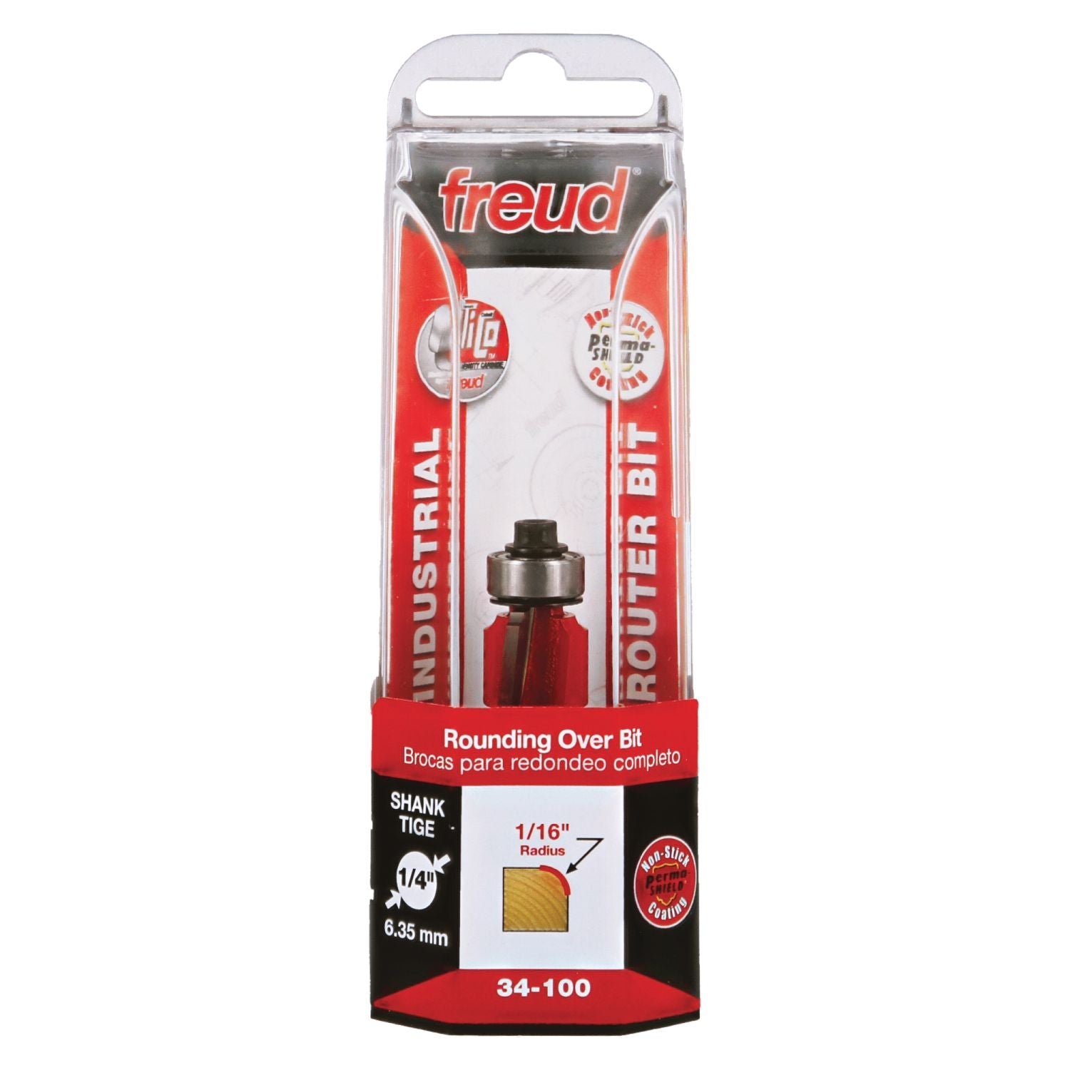 Freud 34-100 1/16-Inch Radius Rounding Over Router Bit