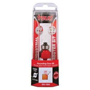 Freud 34-104 1/8-Inch Radius Rounding Over Router Bit