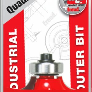 Freud 34-110 1/4-Inch Radius Rounding Over Router Bit (Quadra-Cut)