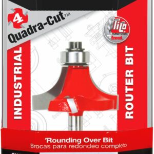 Freud 34-116 1/2-Inch Radius Rounding Over Router Bit (Quadra-Cut)