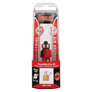 Freud 34-118 1/8-Inch Radius Rounding Over Router Bit