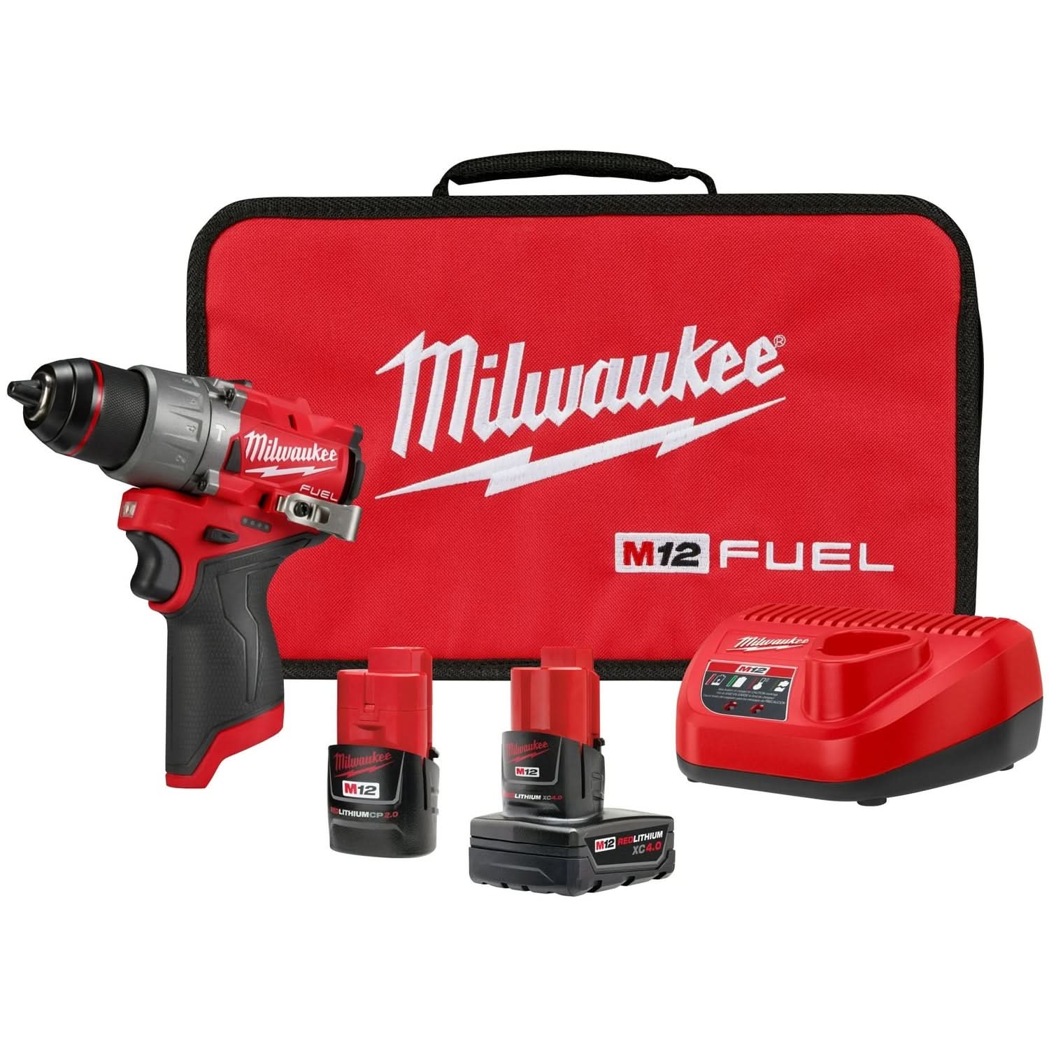 Milwaukee 3404-22 M12 FUEL 1/2-in. Hammer Drill/Driver Kit