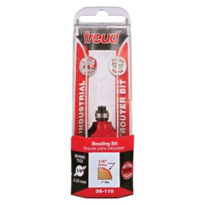 Freud 36-110 1/4-Inch Radius Beading Router Bit (Quadra-Cut)