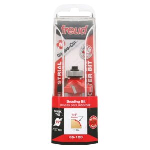 Freud 36-120 1/4-Inch Radius Beading Router Bit (Quadra-Cut)
