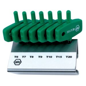 Wiha 36590 7-Piece Torx Wing Handle Set In Stand