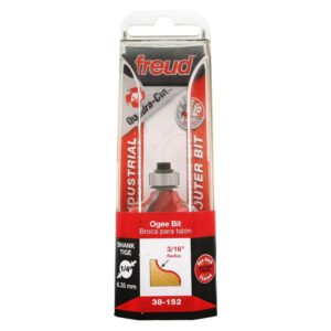 Freud 38-152 1-1/4-Inch Ogee Router Bit (Quadra-Cut)