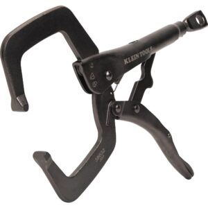 Klein Tools 38632 C-Clamp Locking Pliers With Standard Jaws, 11-Inch