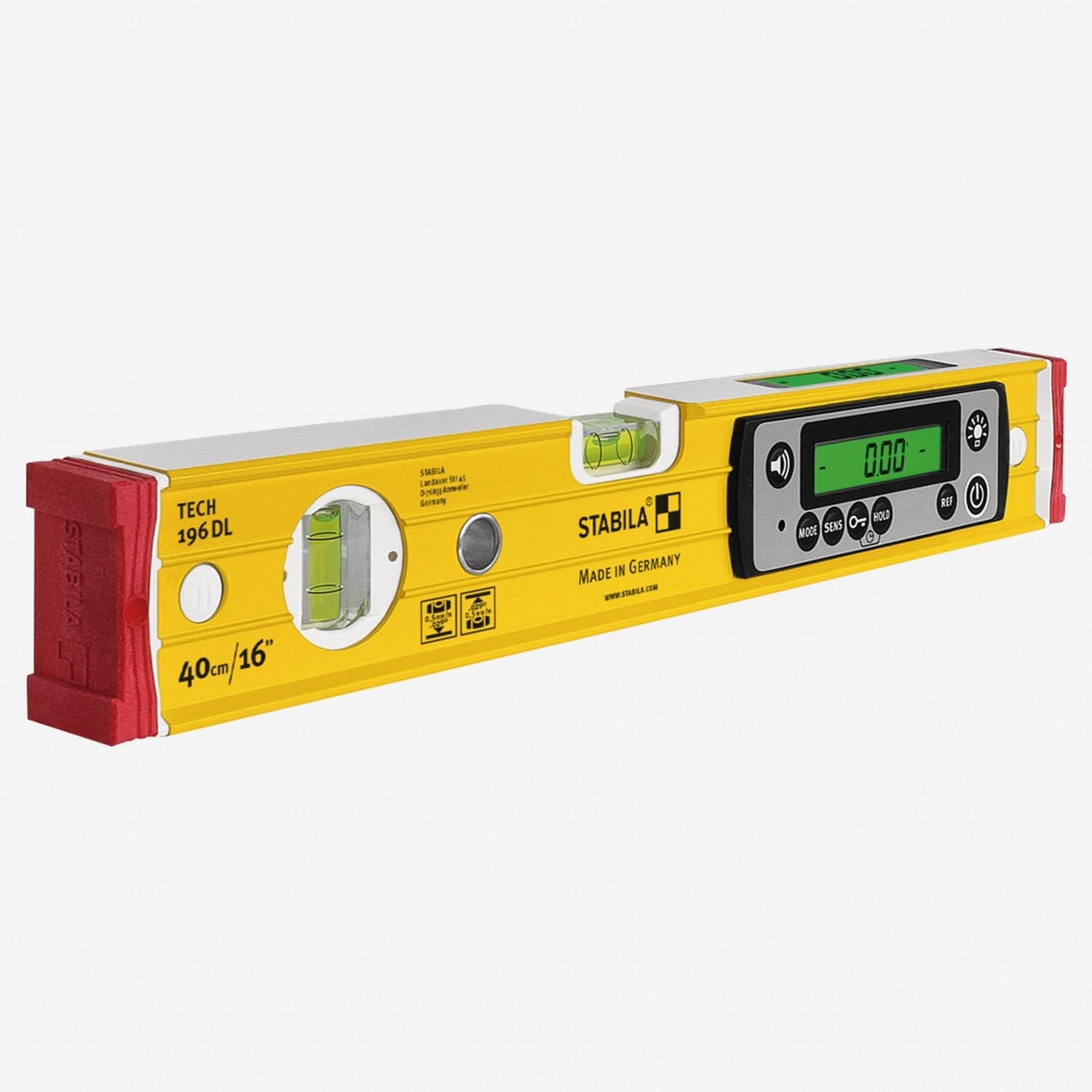 Stabila 39516 TECH 196 DL Digital Spirit Level, 16 in.
