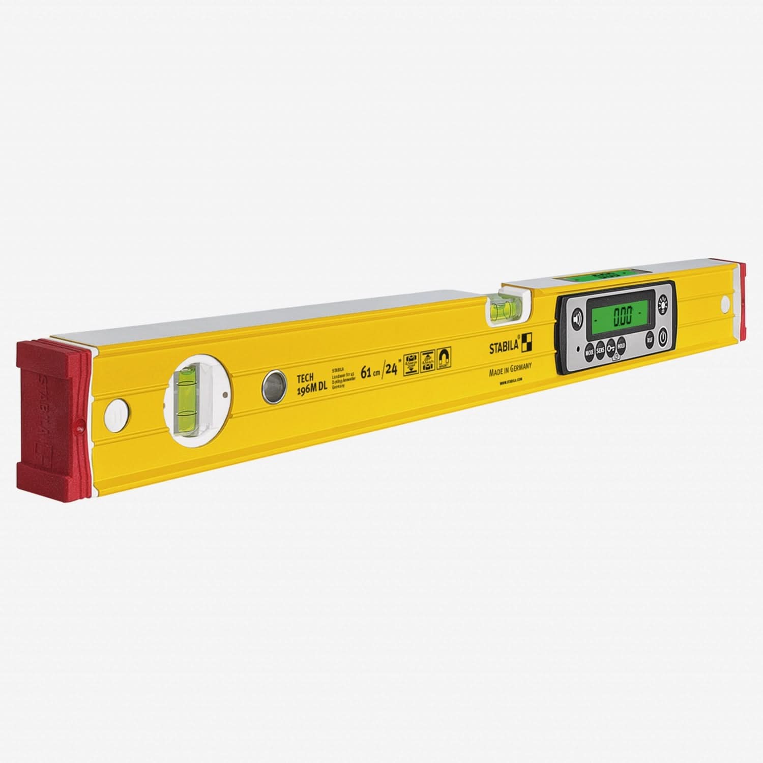 Stabila 39520 TECH 196M DL Magnetic Digital Spirit Level, 24 in.