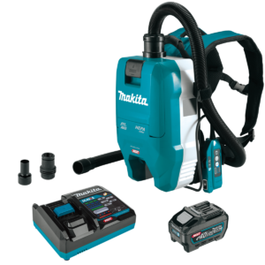 Makita GCV06T1 40V max XGT Brushless Cordless 1/2 Gallon HEPA Filter Backpack Dry Dust Extractor Kit, AWS Capable (5.0Ah)