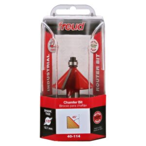 Freud 40-114 1-5/8-Inch Chamfer Router Bit