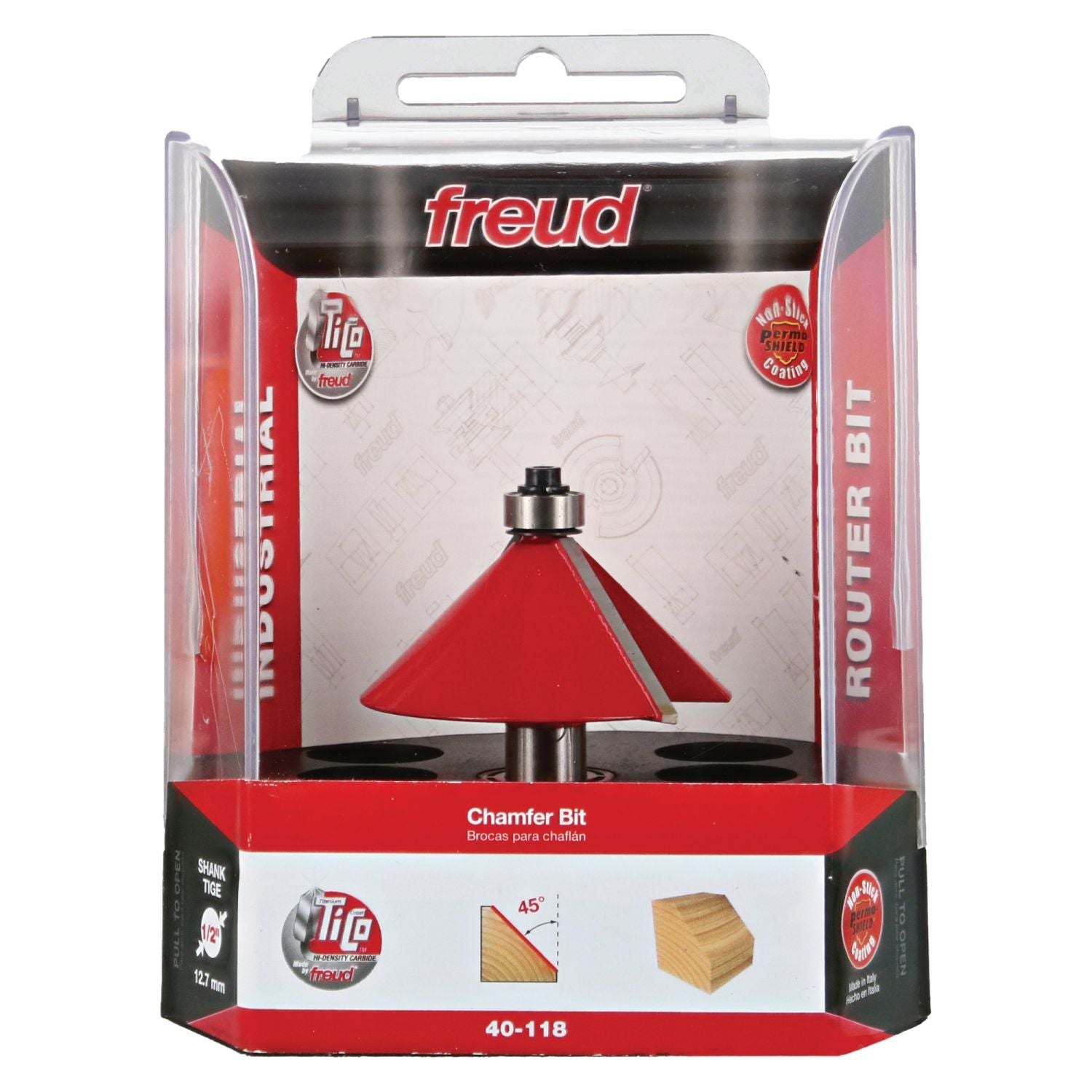 Freud 40-118 2-1/2-Inch Chamfer Router Bit