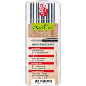 Pica 4050 Graphite H Lead Refills for Joiners (10-Pack)