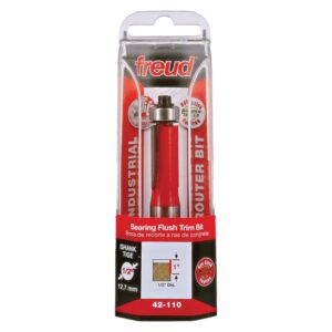 Freud 42-110 1/2-Inch Bearing Flush Trim Router Bit