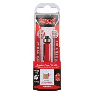 Freud 44-100 1/2-Inch Bearing Flush Trim Router Bit