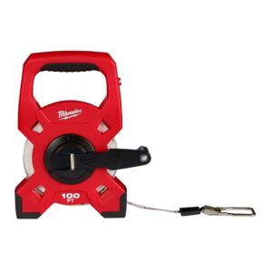 Milwaukee 48-22-5301 100Ft Fiberglass Open Reel Long Tape