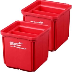 Milwaukee 48-22-8062 Small Bin Set for PACKOUT Shop Storage System, 2-Pack