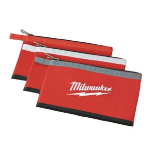 Milwaukee 48-22-8193 3 Pk Zipper Pouches