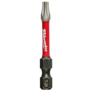 Milwaukee 48-32-5015 Shockwave Insert Bit 2-Inch Torx T25, 15-Pack