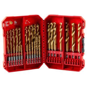 Milwaukee 48-89-4672 SHOCKWAVE Impact Duty RED HELIX Titanium Drill Bit Set - 29PC