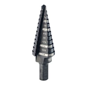 Milwaukee 48-89-9204 #4 Step Drill Bit, 3/16" - 7/8" by 1/16"