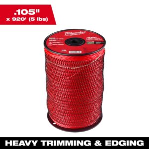 Milwaukee 49-16-2814 Twisted Trimmer Line, 0.015" x 920' (5 lb.)