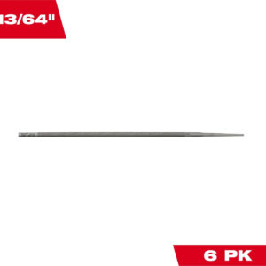 Milwaukee 49-16-2888 13/64” Round File for Saw Chain 6 PK