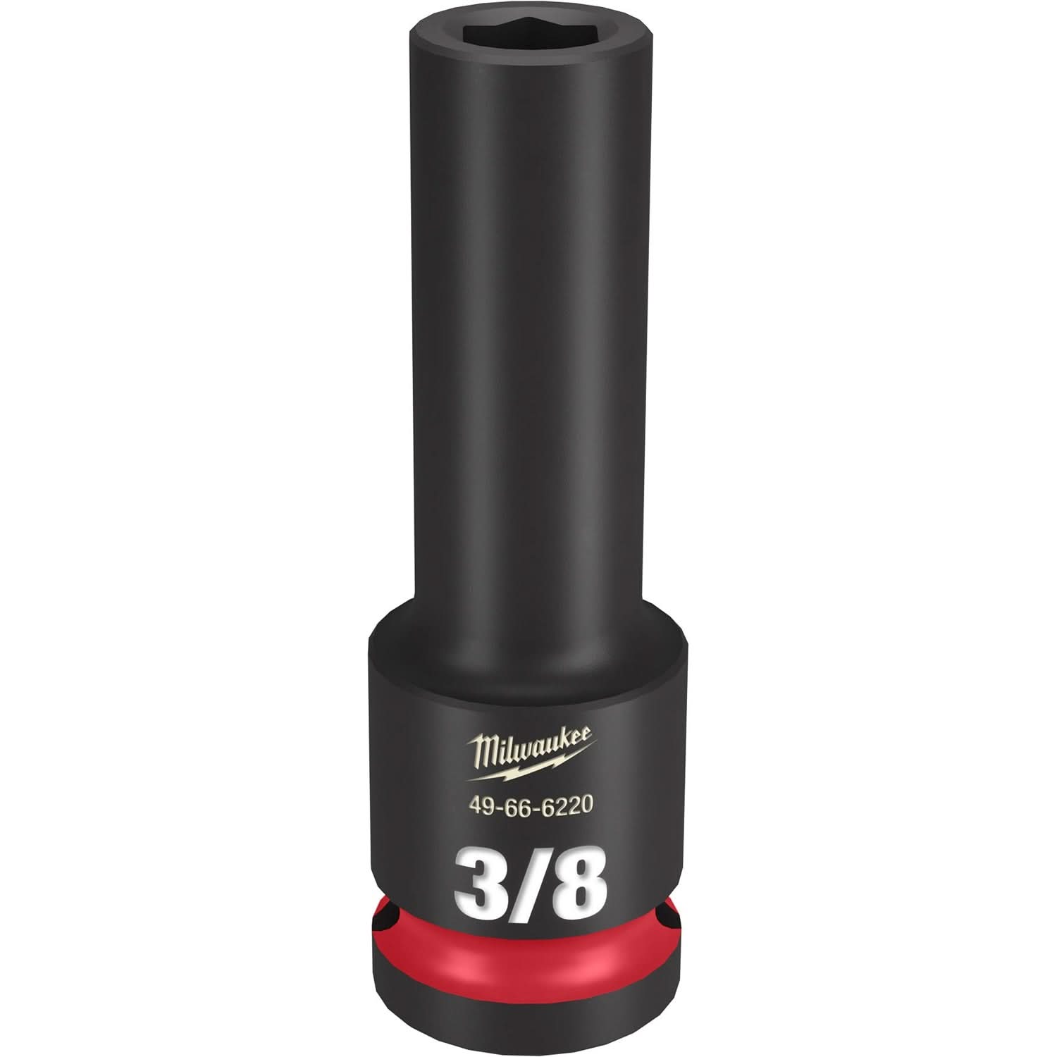 Milwaukee 49-66-6220 SHOCKWAVE Impact Duty 1/2-Inch Drive 3/8-Inch Deep 6 Point Socket