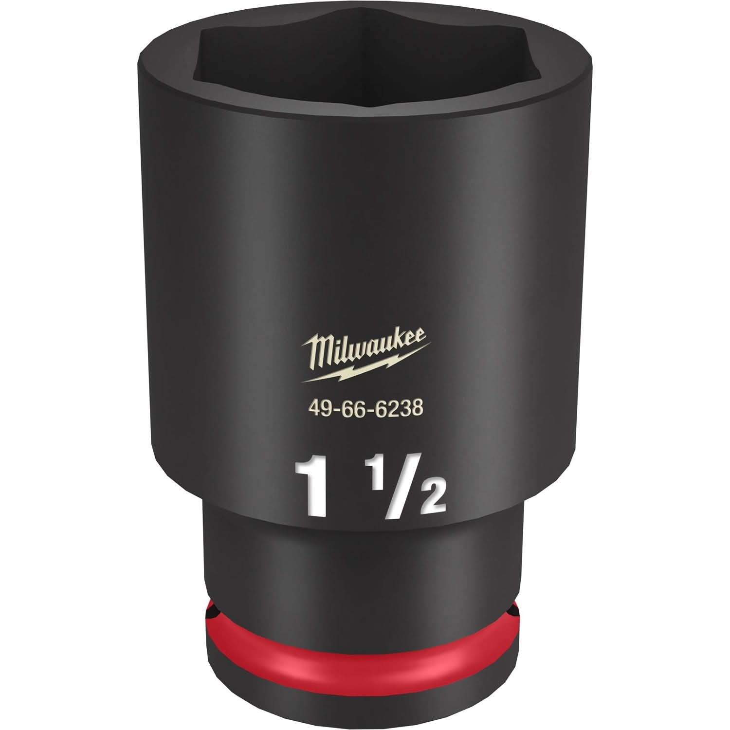 Milwaukee 49-66-6238 SHOCKWAVE Impact Duty 1/2-Inch Drive 1-1/2-Inch Deep 6 Point Socket