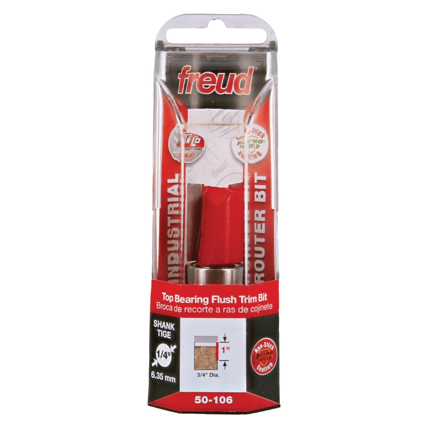 Freud 50-106 3/4-Inch Top Bearing Flush Trim Router Bit