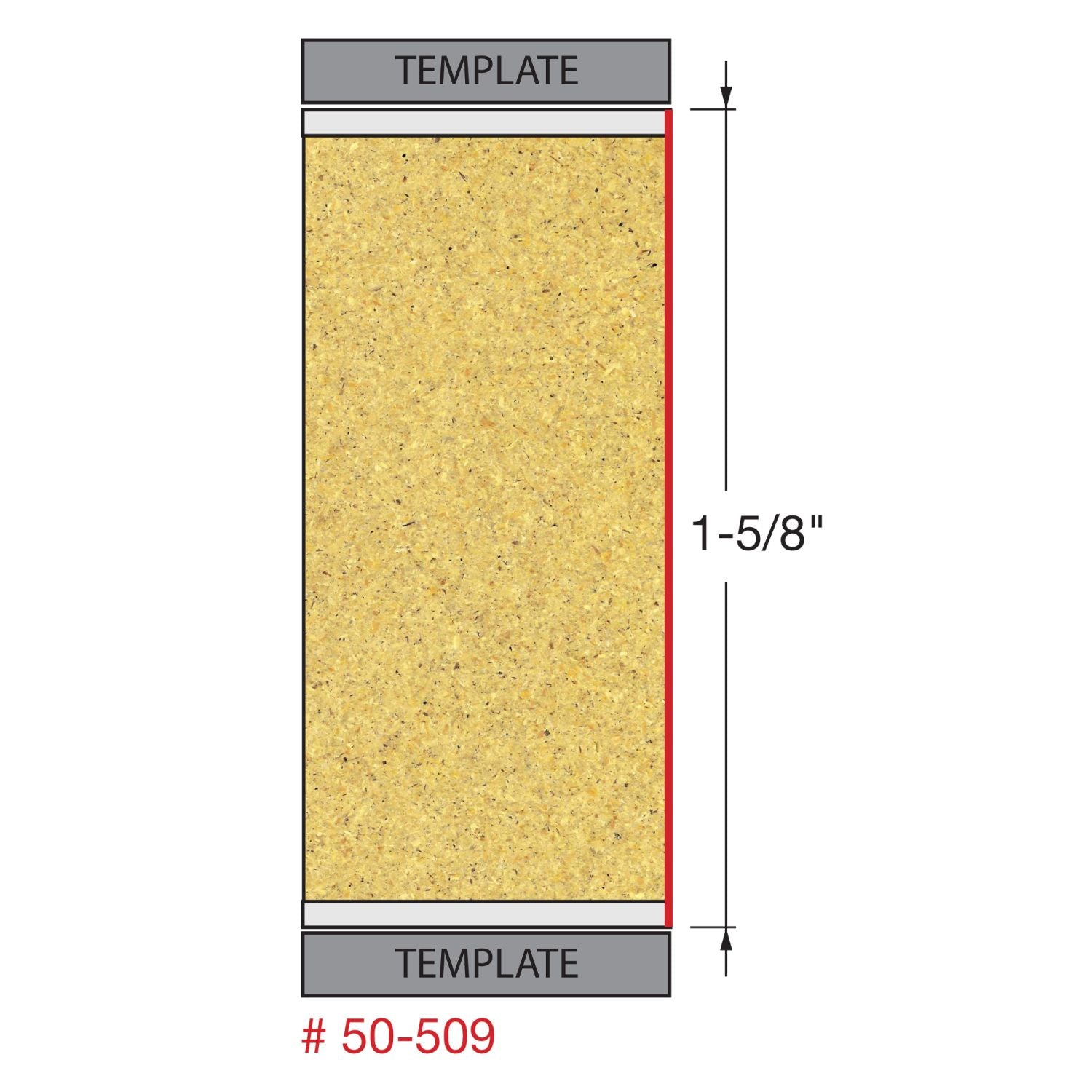 Freud 50-509 3/4-Inch Top & Bottom Bearing Flush Trim Router Bit