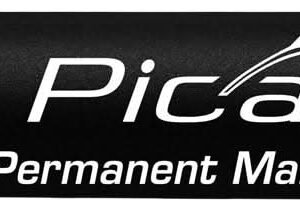 Pica Classic 522 Permanent Marker, White, 1-Pack