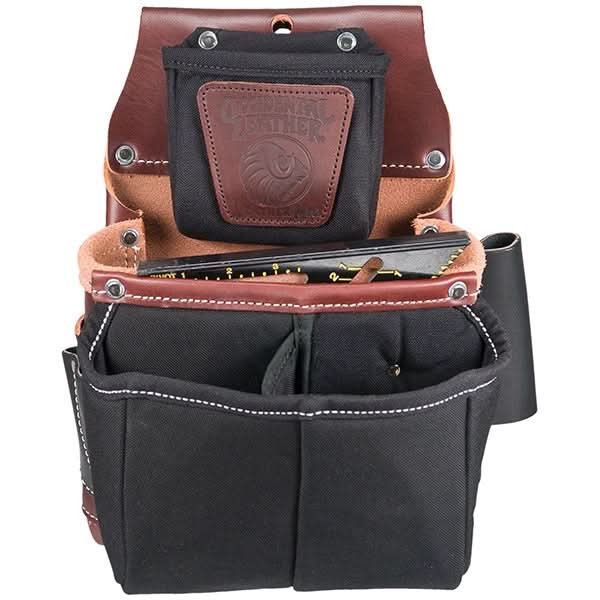 Occidental Leather 5564 Belt Worn Fastener Bag with Divided Nylon DB