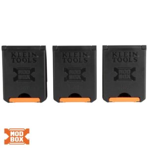 Klein 55838MB MODbox Tool Belt Pouch Clips, 3-Pack