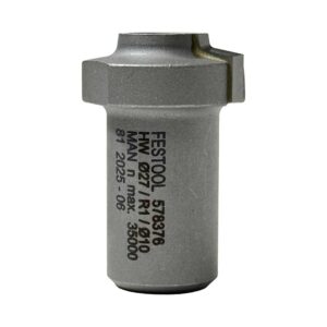 Festool 27mm Roundover Cutter for Plastic and Solid Wood Edging for OFKC 500 Router (578376)