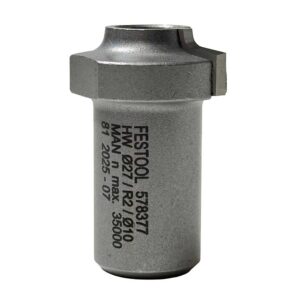 Festool 27mm Roundover Cutter for Edge Routing w/o Bearing for OFKC 500 Router (578377)