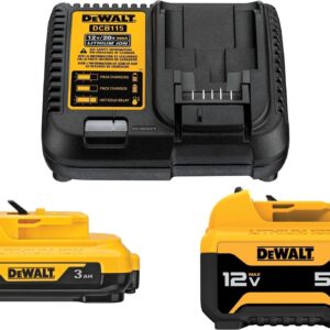 DeWALT DCB135C 12V Starter Kit 3Ah and 5Ah Battery with Charger (PROMO)