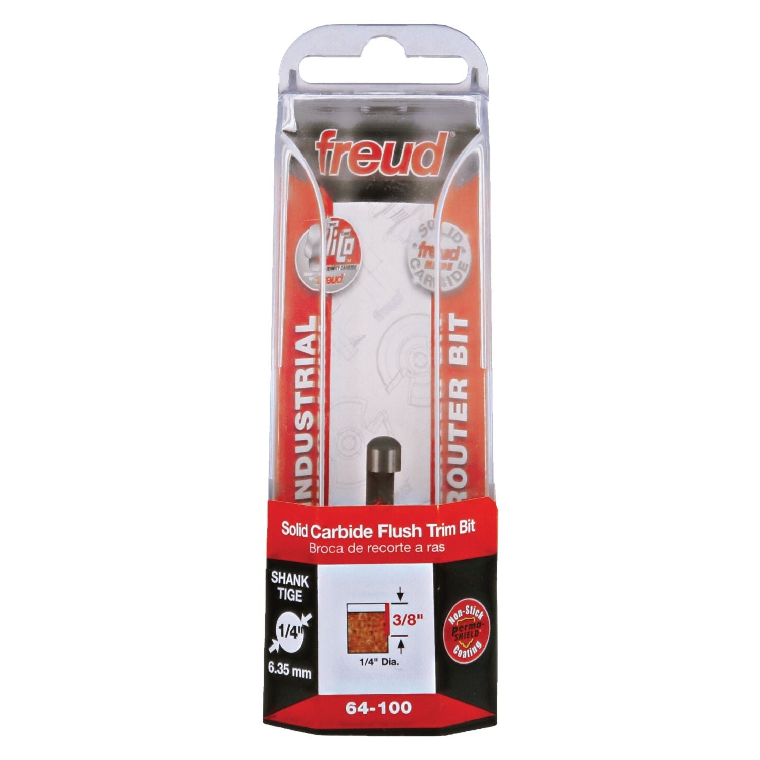 Diablo 64-100 Solid Carbide 1/4-in. Flush Trim Bit