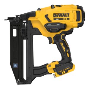 DEWALT 20V MAX* XR Cordless 16GA Straight Finish Nailer, Tool Only (DCN220B)