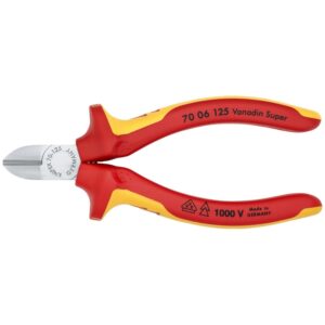 Knipex 70 06 125 Diagonal Cutters-1000V Insulated