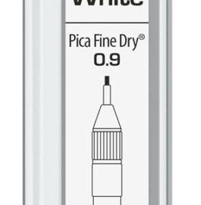 Pica Fine Dry 7032 Refill, White (12-Pack)